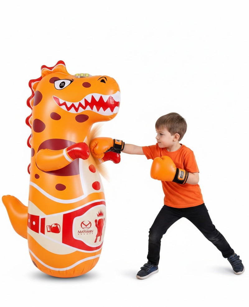 Punch Light & Roar Dinosaur Punching Bag for Kids